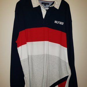 Tommy Hilfiger Long Sleeve Polo - XXL